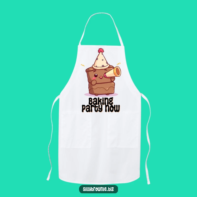 Funny Brownie Party Apron - Hilarious Baker's Celebration Kitchen Gift