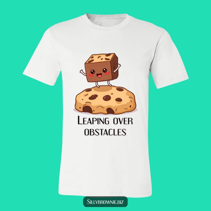 Funny Brownie Crumb Jump T-Shirt - Hilarious Dessert Lover Tee Gift
